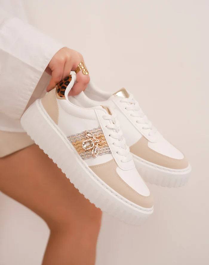 Baskets femme à plateforme