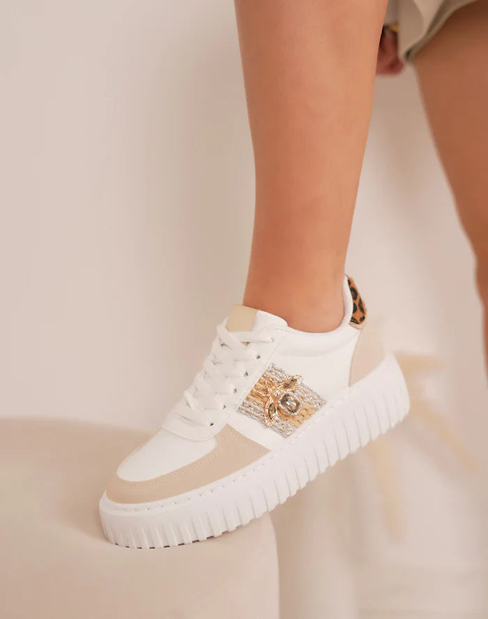 Baskets femme à plateforme