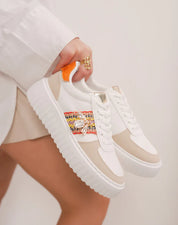 Baskets femme à plateforme