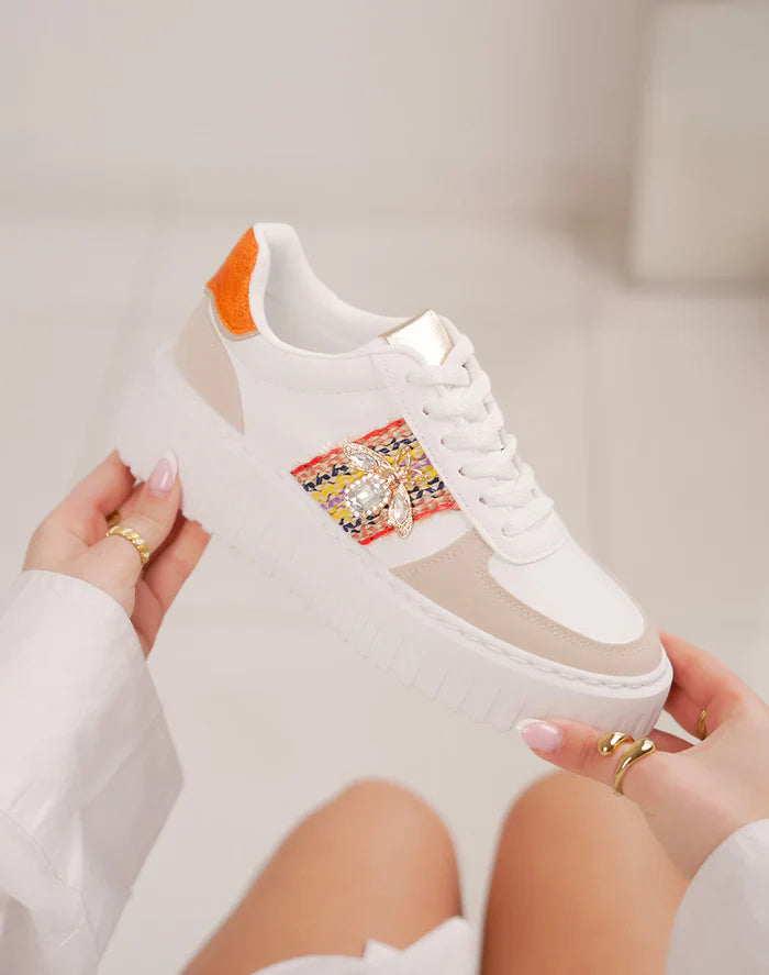 Baskets femme à plateforme