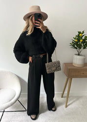 Mocassins plats pour femme avec chaîne doré