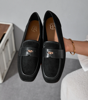 Mocassins semelle fine violine