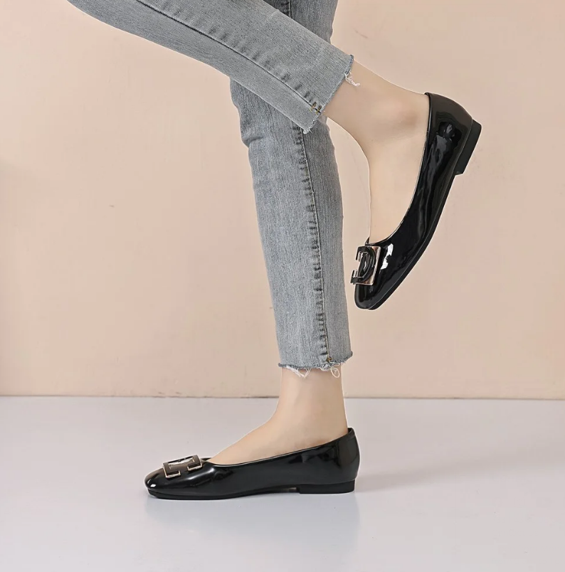 Ballerines plates à semelle souple pour femme