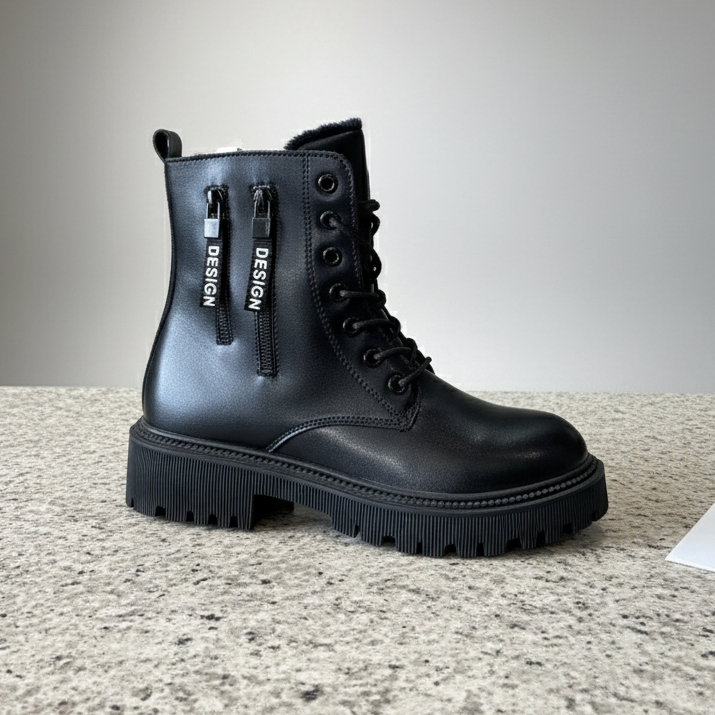 Brodequin pour femmes à semelle épaisse