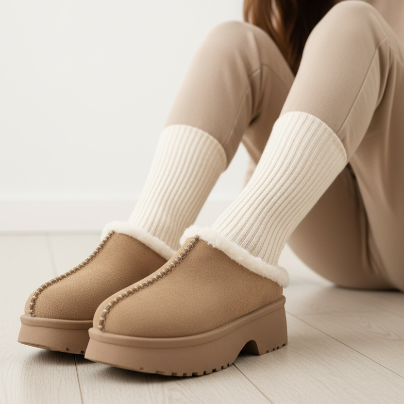 Sabot d'hiver pour femmes avec fourrure