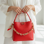 Sac sceau chaine foulard noir