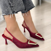 Escarpins Femme Talon Aiguille Bout Pointu Élégant