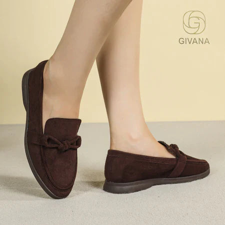 Mocassins à semelle fine violine