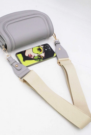 Sac À Bandoulière Tendance À Rabat De Couleur Unie