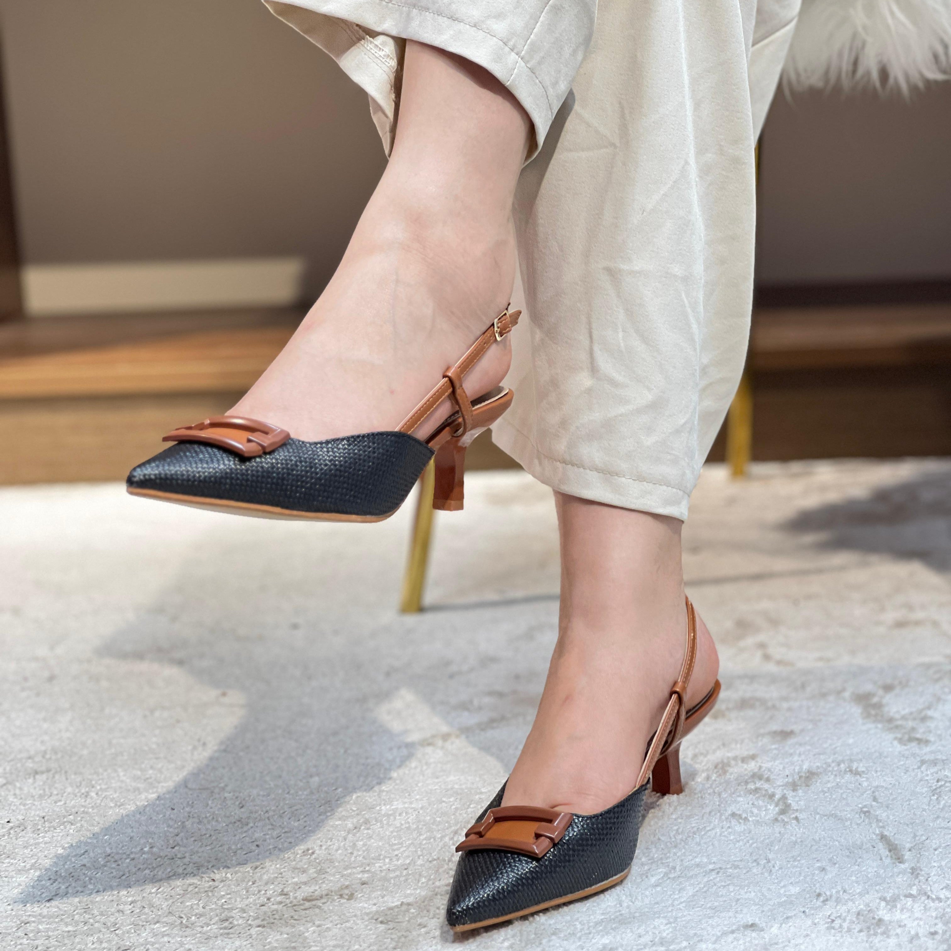 Escarpins demi talon