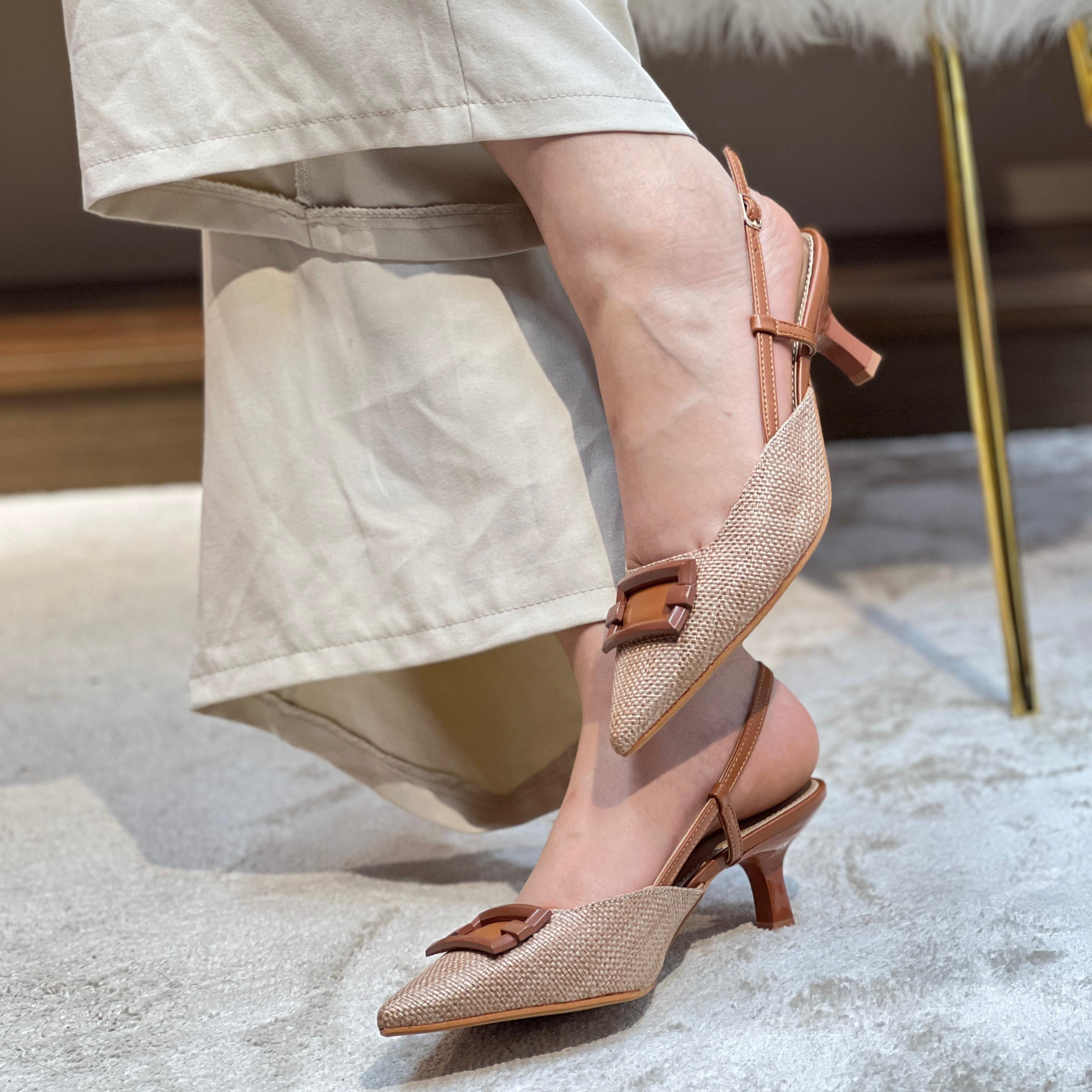 Escarpins demi talon