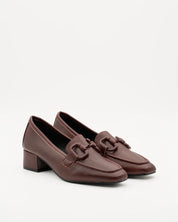 Mocassins À Plate-forme À Talons Épais