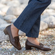 Mocassins À Plate-forme À Talons Épais