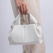 Sacs Fourre-Tout À Bandoulière En Cuir Véritable En Forme De Nuage Pour Femmes