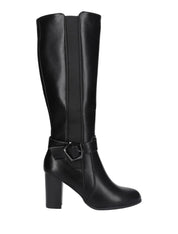 Bottes élastiquées à talon haut