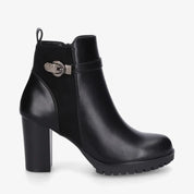 Demi bottes bi-matière à boucle strassée