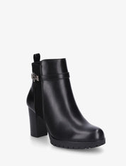 Demi bottes bi-matière à boucle strassée