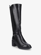 Bottes en simili à sangle tressée