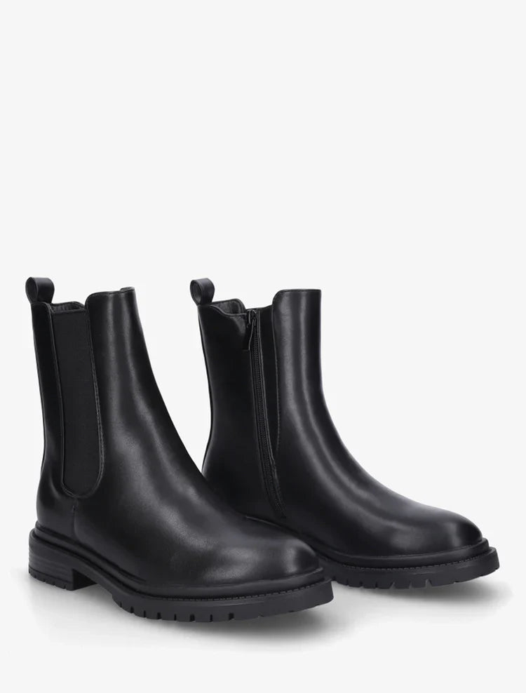 Bottines élastiquées à semelle crantée