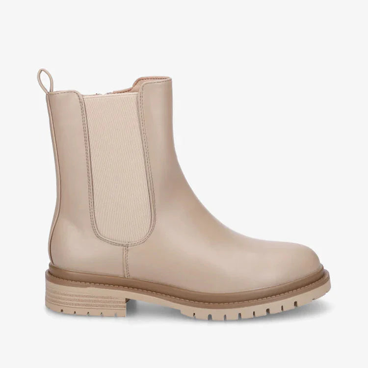 Bottines élastiquées à semelle crantée