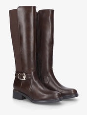 Bottes élastiquées style cavalière