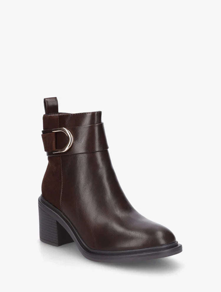 Demi botte bi-matière à talon