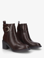 Demi botte bi-matière à talon