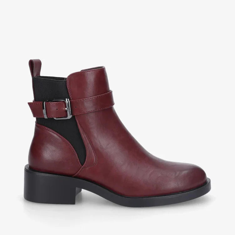 Bottines plates en simili