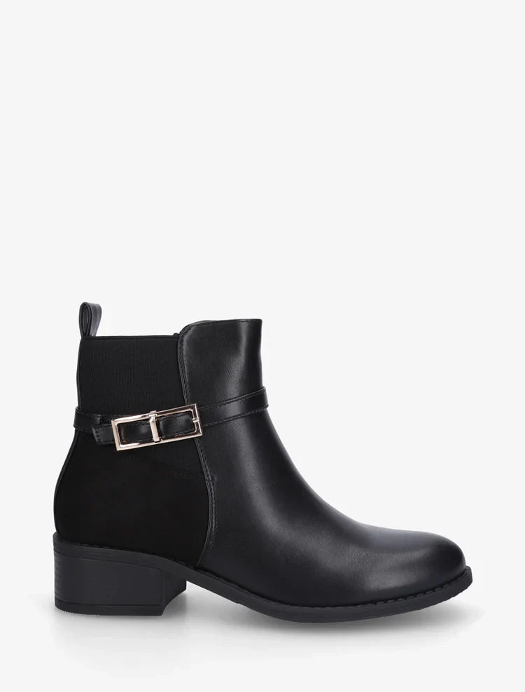 Bottines bi-matière élastiquées