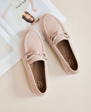 Mocassins à semelle fine violine