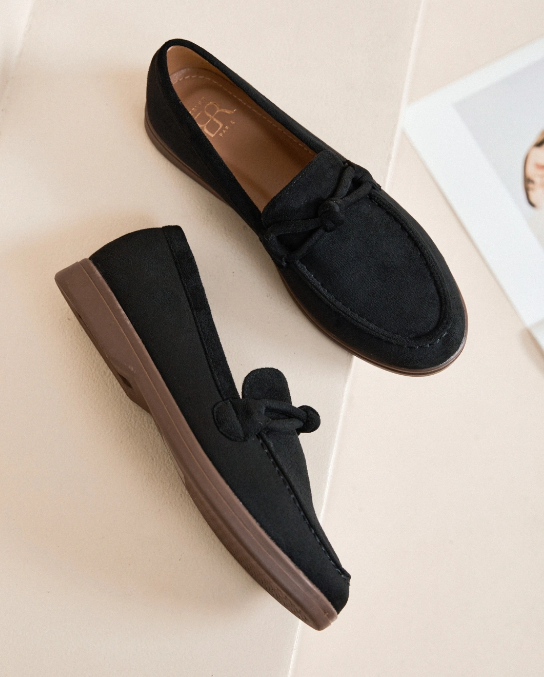 Mocassins à semelle fine violine