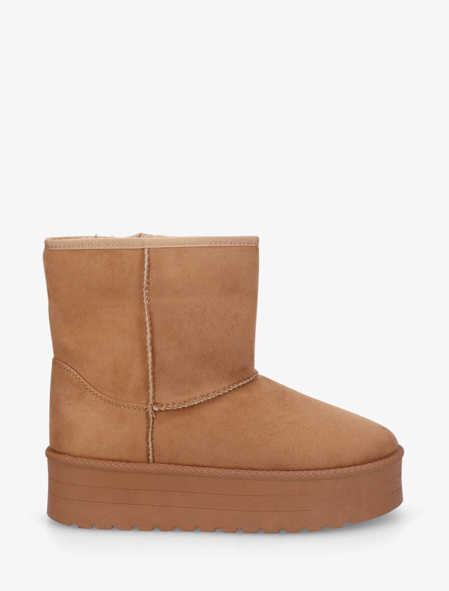 UGG en daim avec fourrure