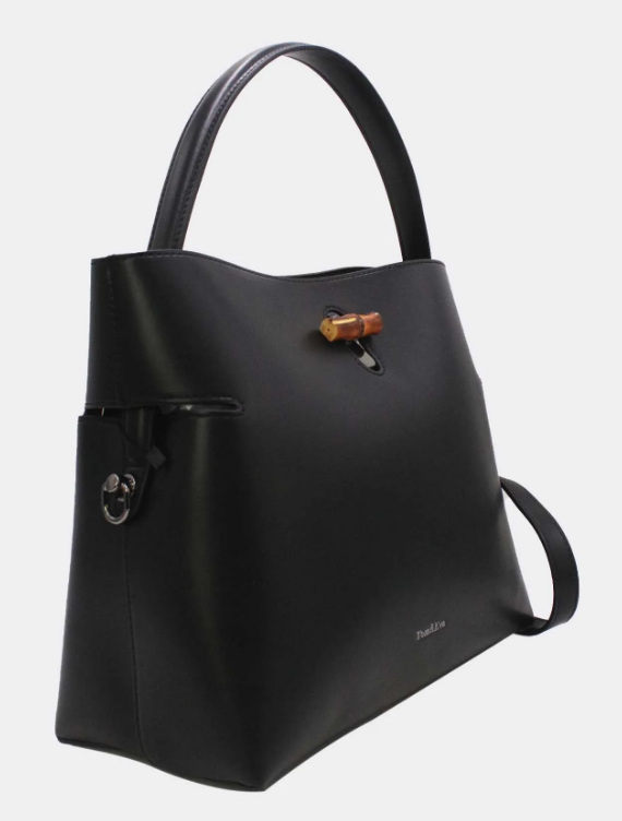 Sac Seau Double Porté Fermoir Bambou