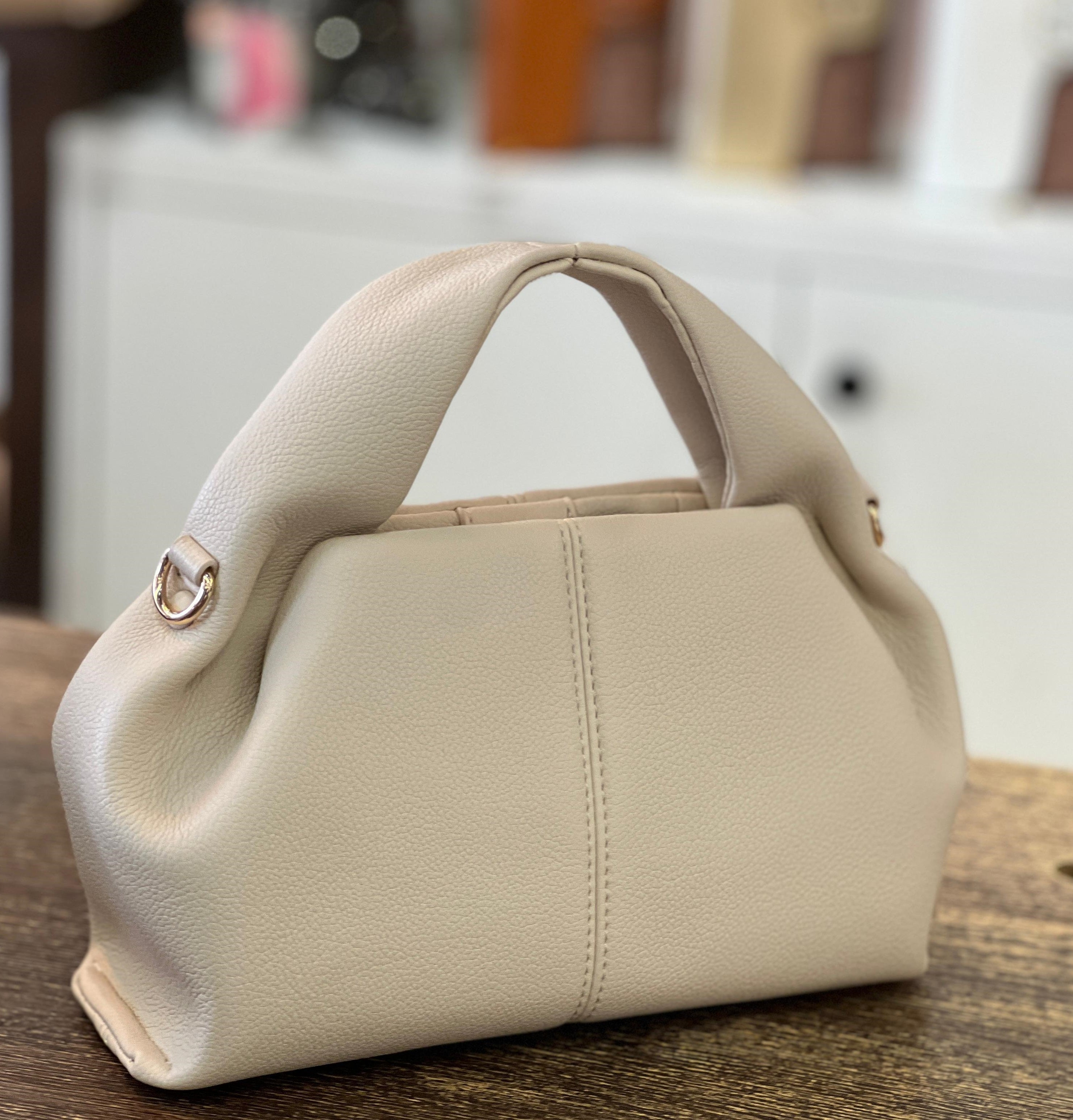 Sacs Fourre-Tout À Bandoulière En Cuir Véritable En Forme De Nuage Pour Femmes