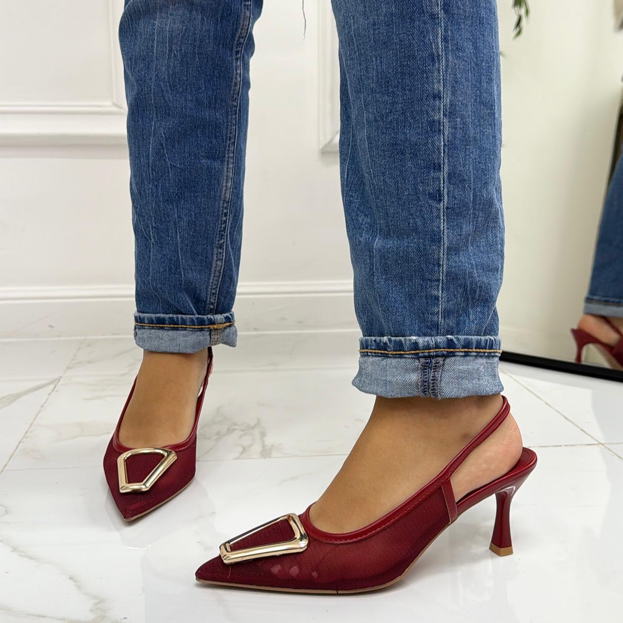 Escarpins Femme Talon Aiguille Bout Pointu Élégant