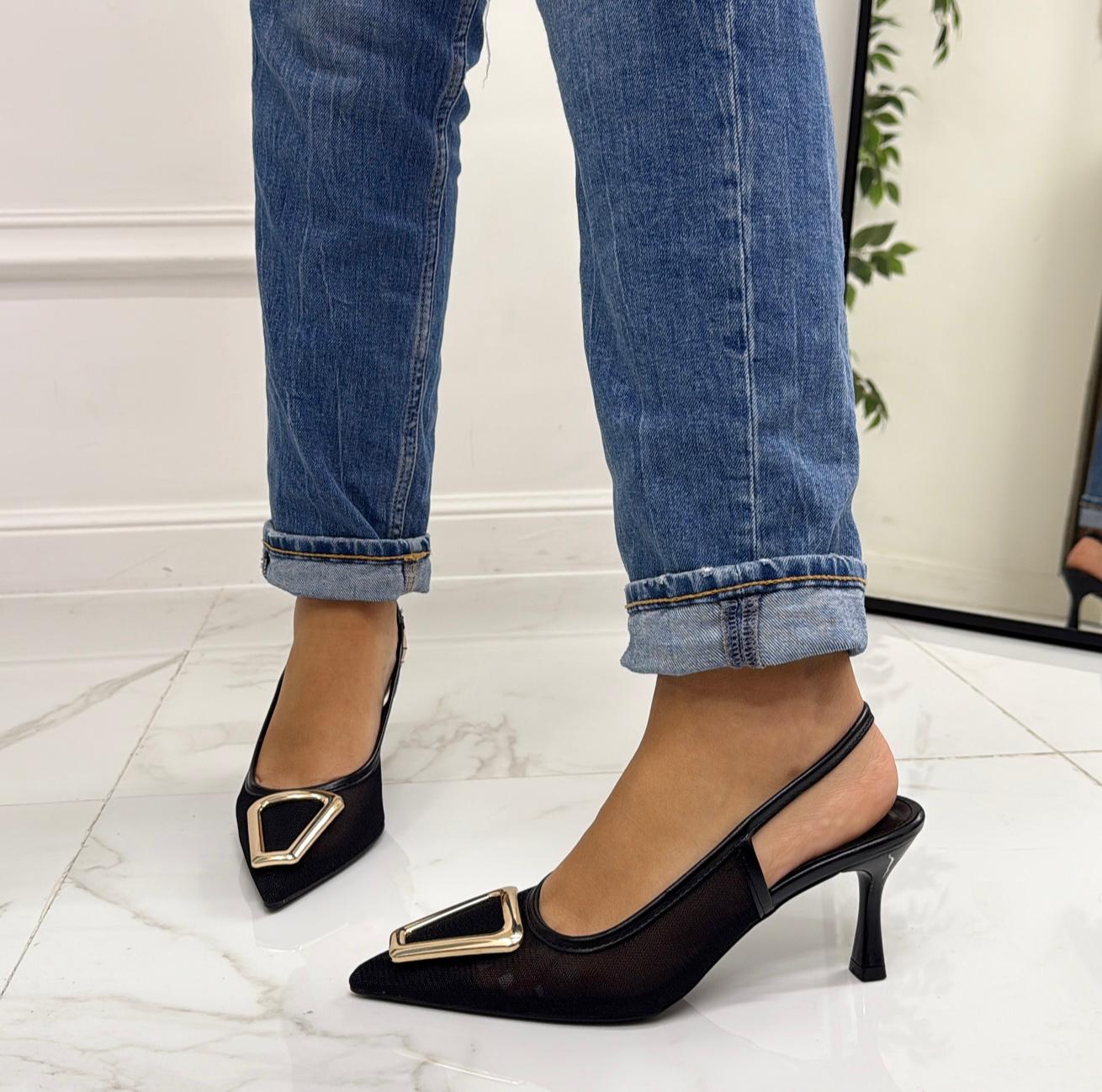 Escarpins Femme Talon Aiguille Bout Pointu Élégant