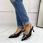 Escarpins Femme Talon Aiguille Bout Pointu Élégant