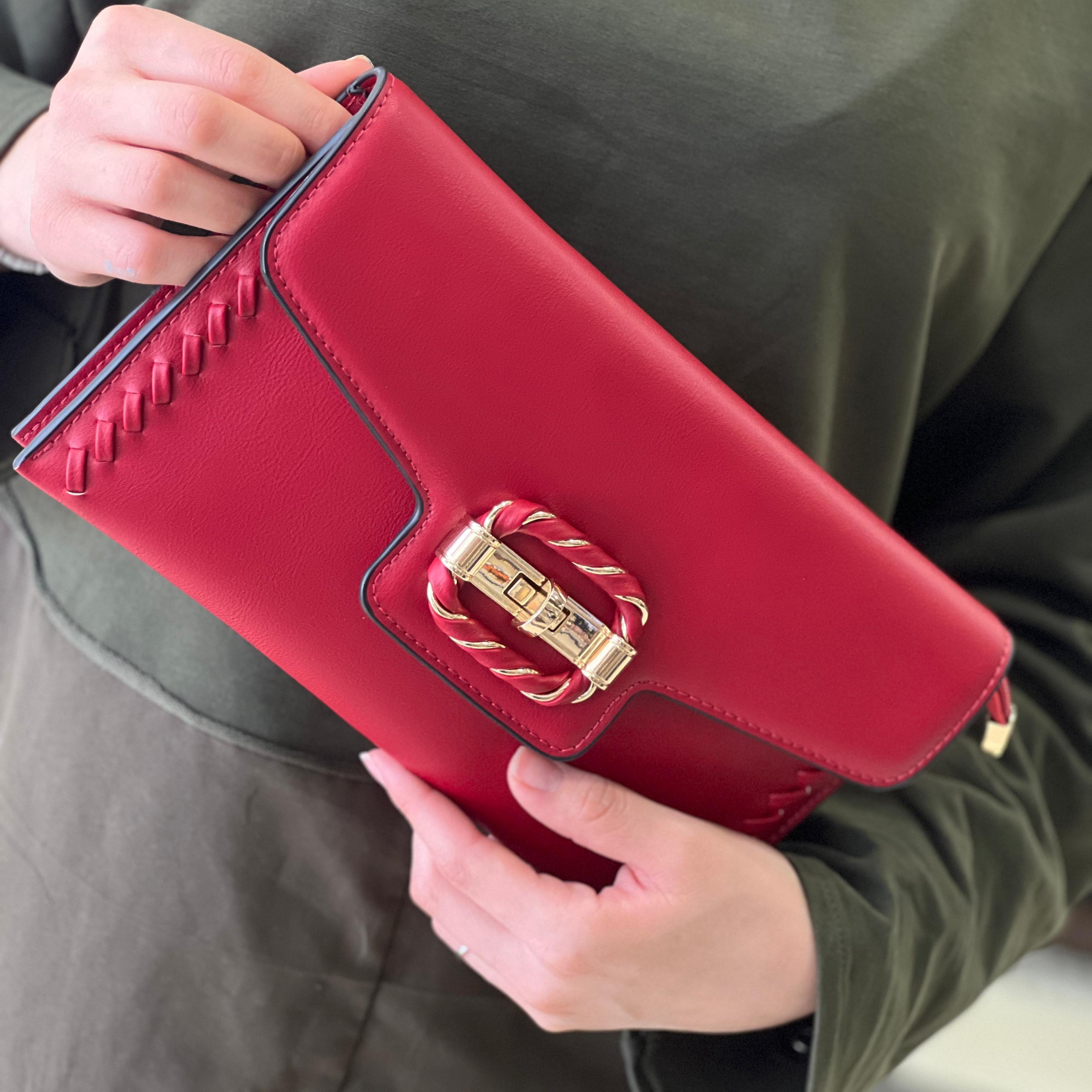 Pochette Bandoulière à Boucle Doré