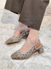 Escarpin à Talons Bloc Élégants