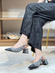 Escarpin à Talons Bloc Élégants