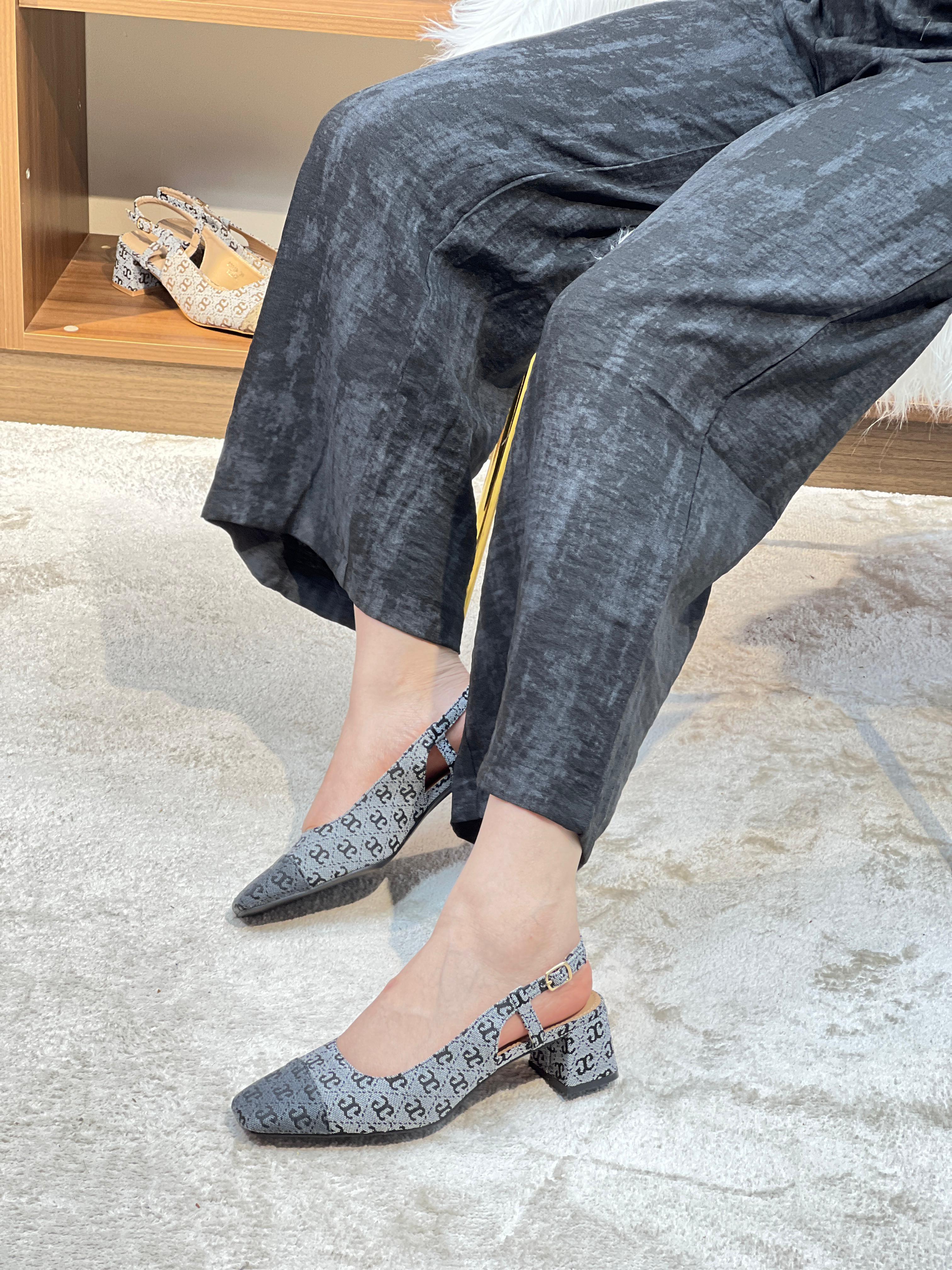 Escarpin à Talons Bloc Élégants