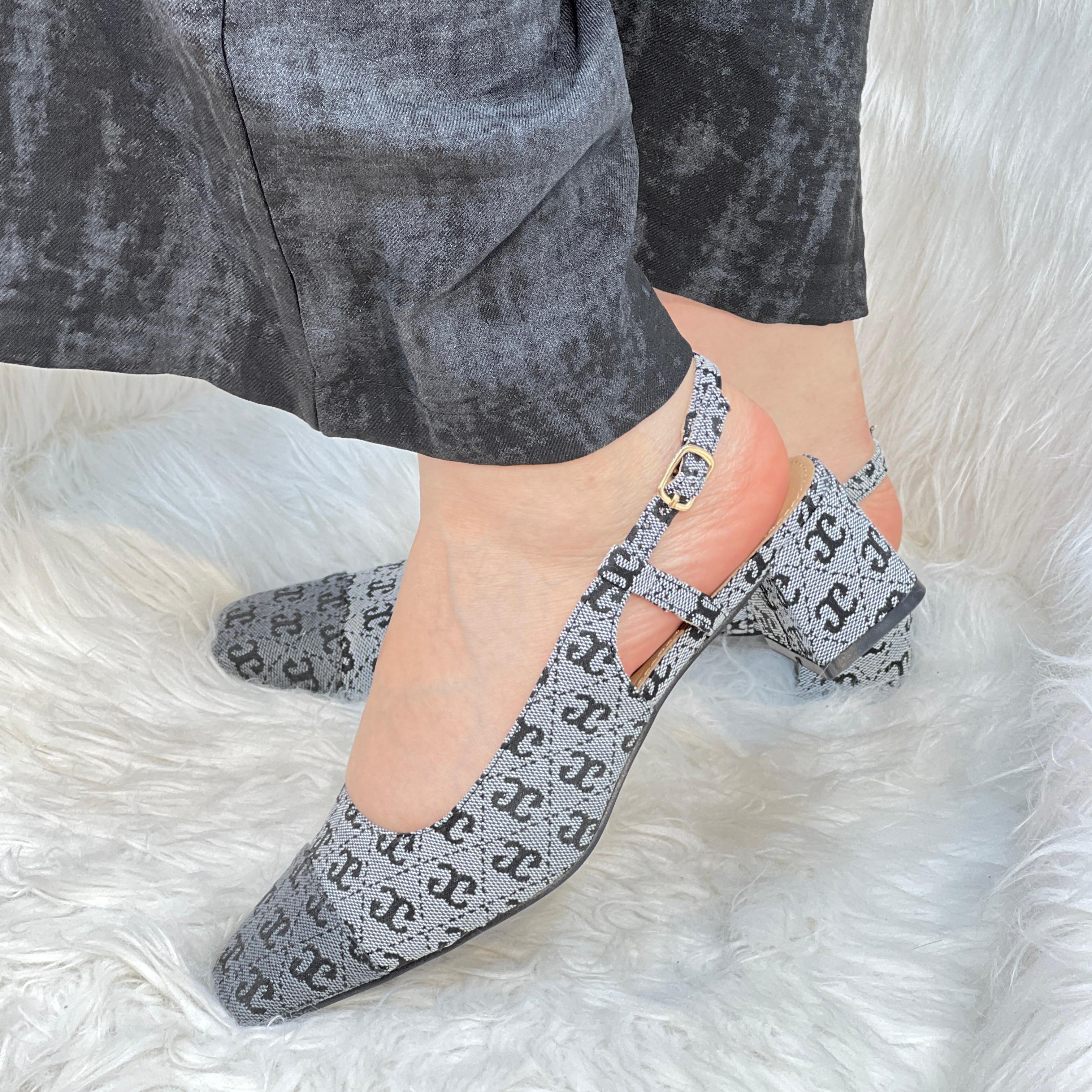 Escarpin à Talons Bloc Élégants