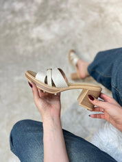 Sandales à talons épais pour femmes