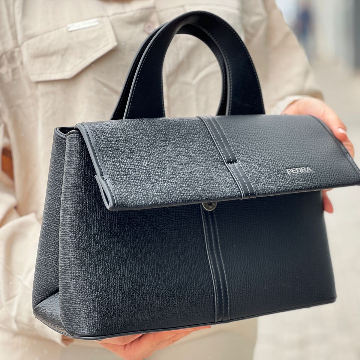 Ensemble sac à main et porte-cartes PEDRA