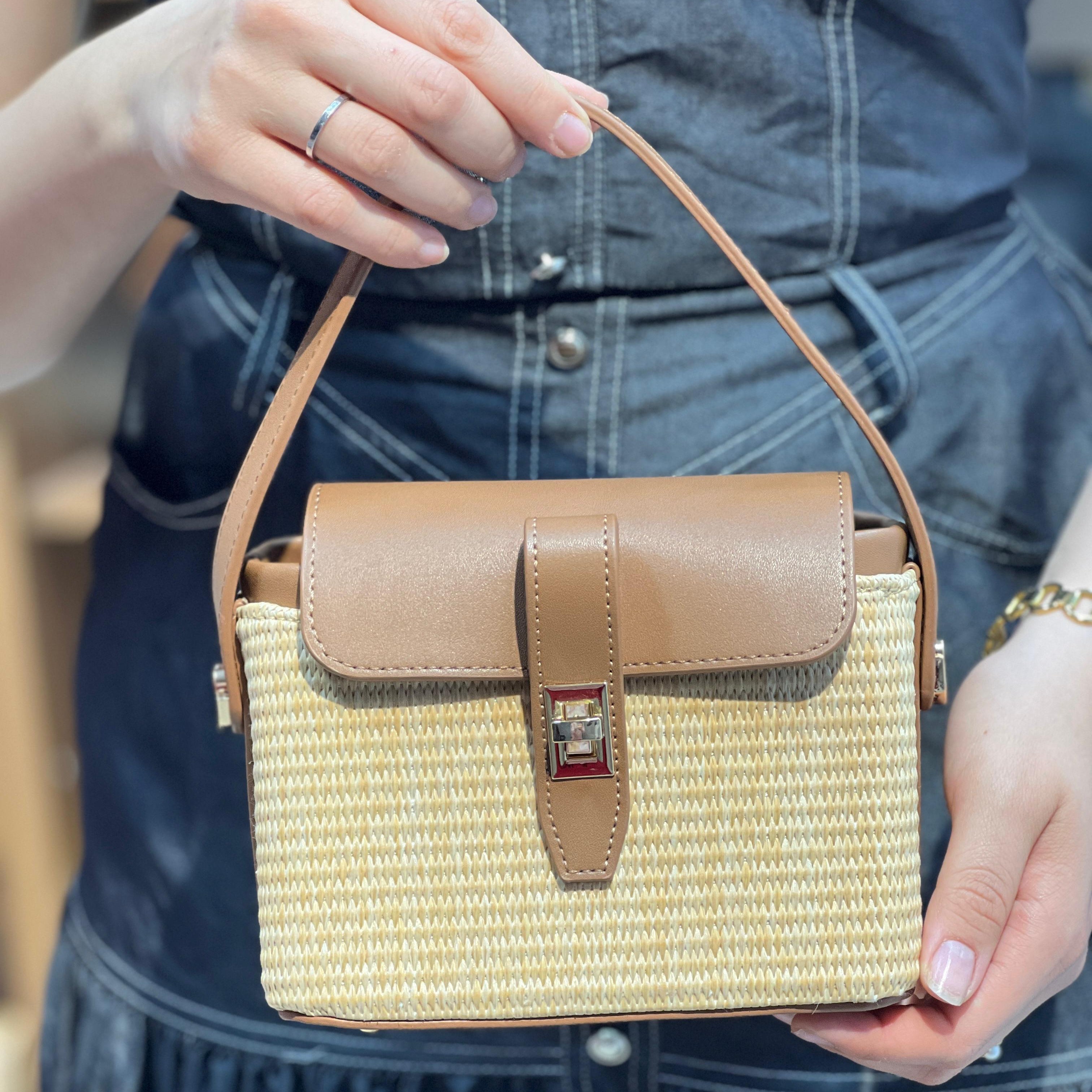 Sac Cabas Tressé à Poignée