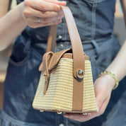 Sac Cabas Tressé à Poignée