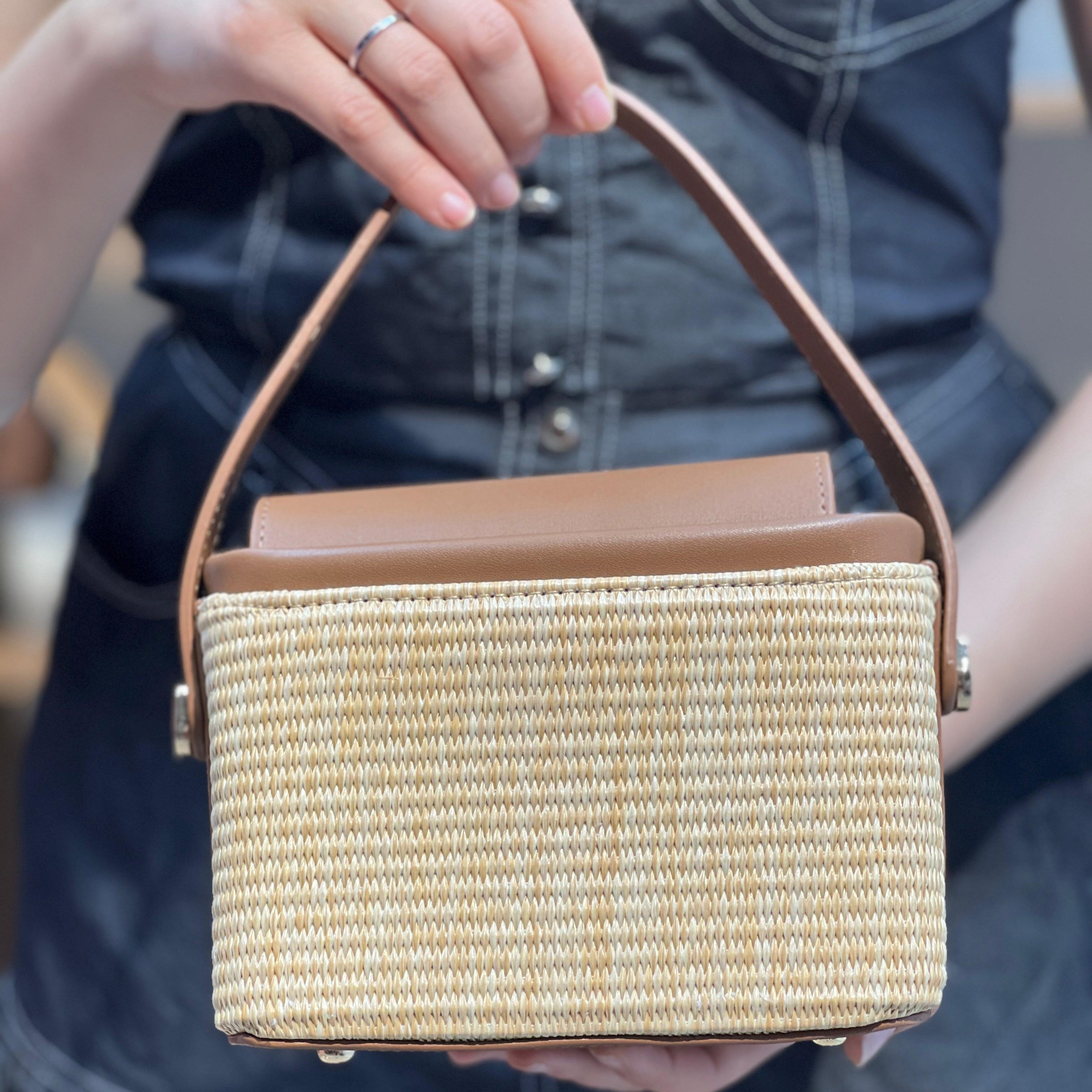 Sac Cabas Tressé à Poignée