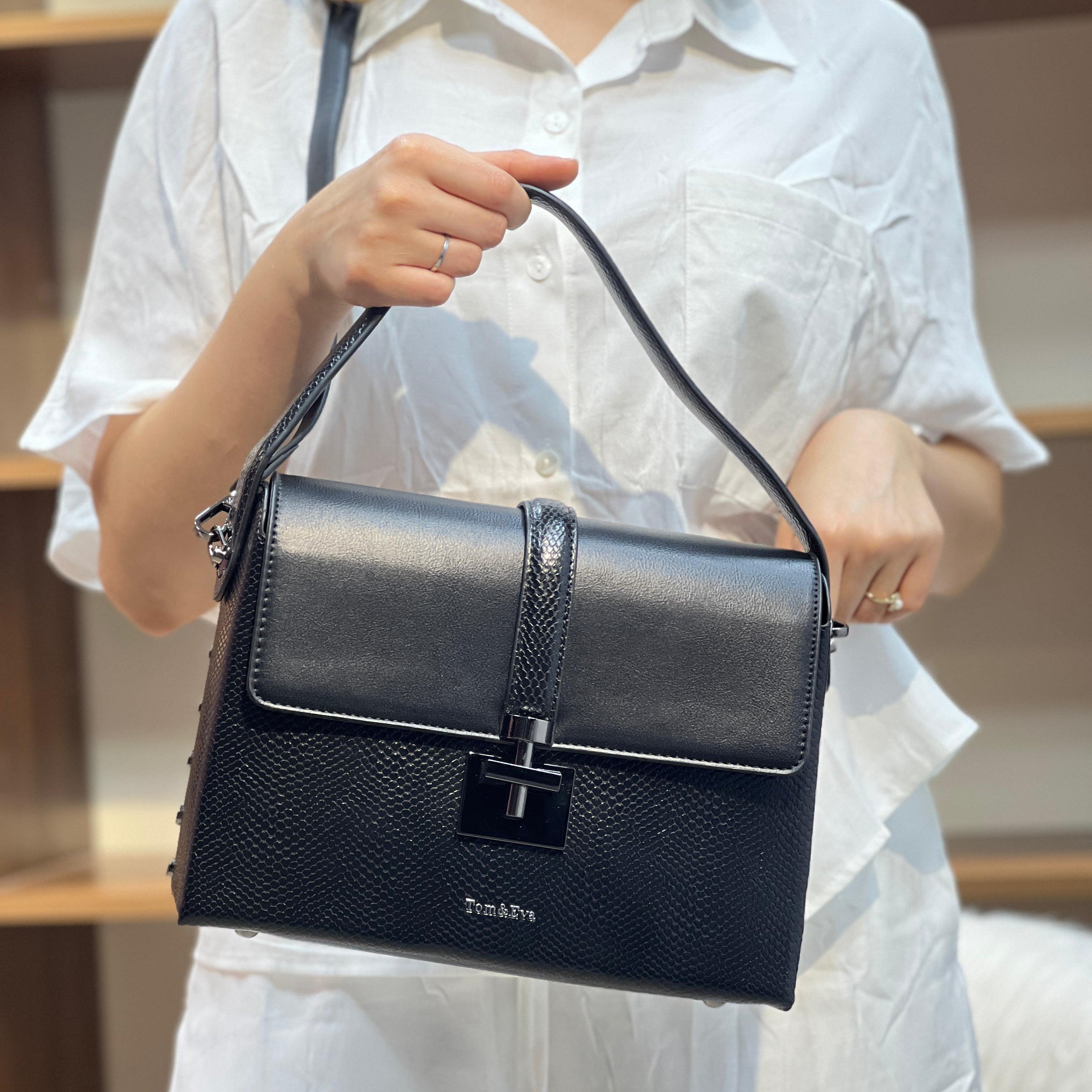 Simple À Détail En Métal Avec Poignée Sac À Bandoulière