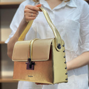 Simple À Détail En Métal Avec Poignée Sac À Bandoulière