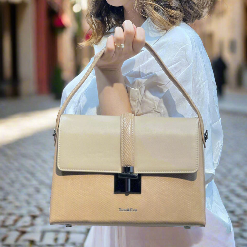 Simple À Détail En Métal Avec Poignée Sac À Bandoulière